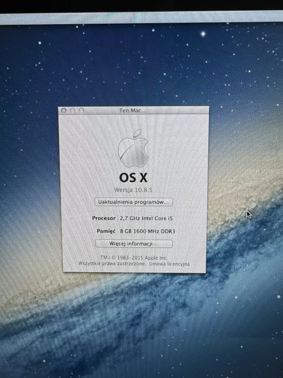 APPLE IMAC 21,5" 21,5 CALA