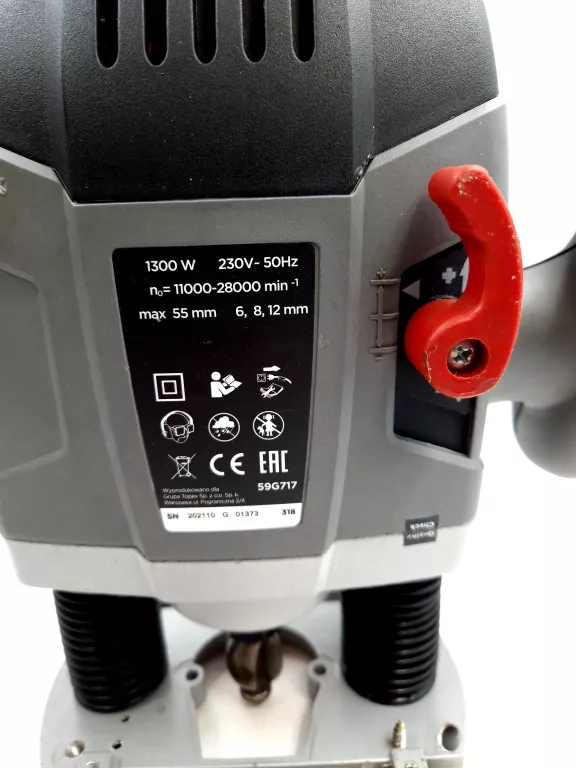 FREZARKA GÓRNOWRZECIONOWA GRAPHITE 59G717