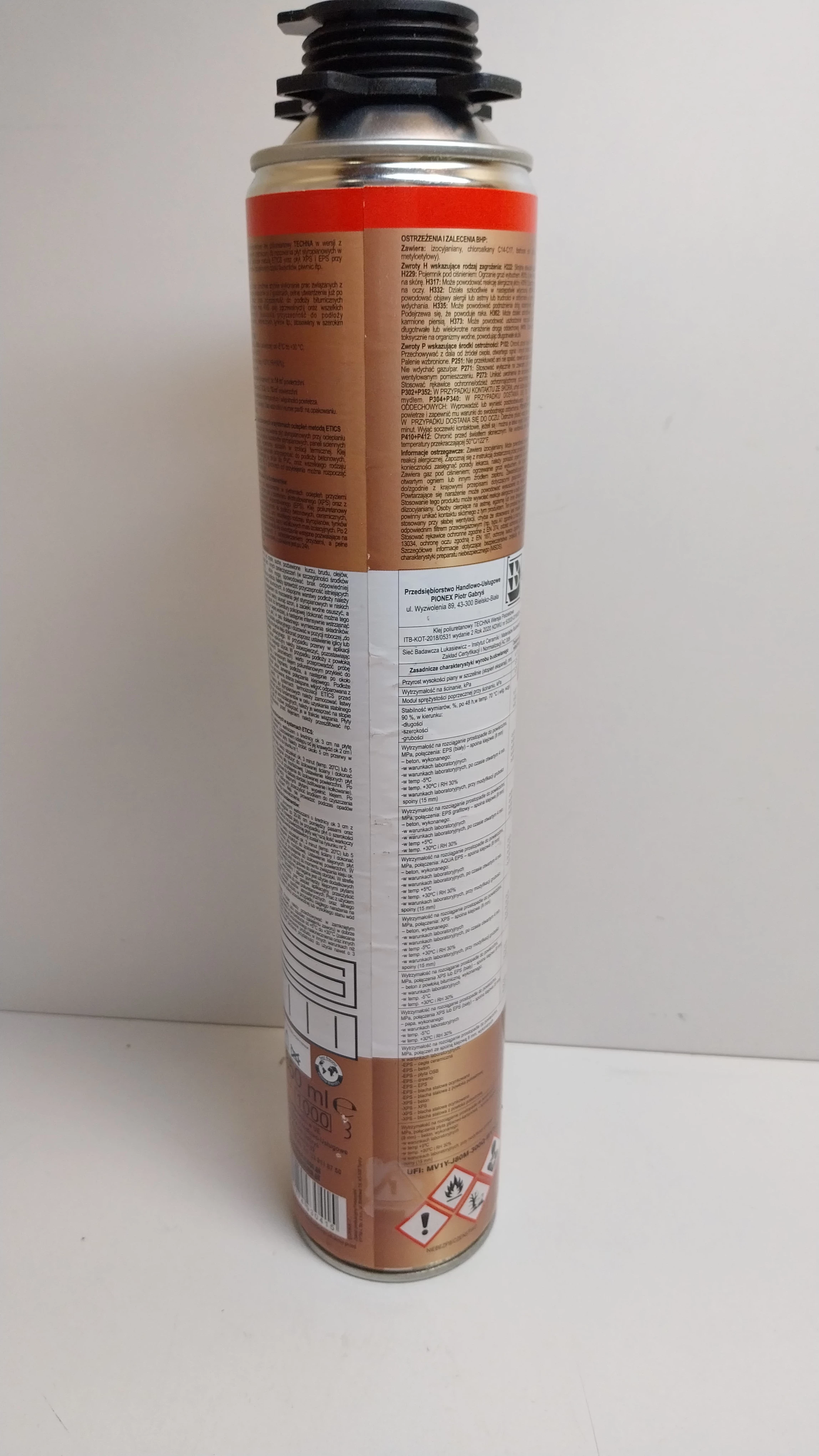 klej-do-styropianu-techna-stan-uzywany