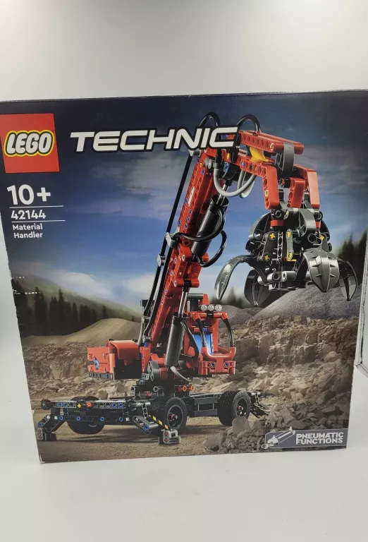 LEGO TECHNIC. DŹWIG Z CHWYTAKIEM. 42144