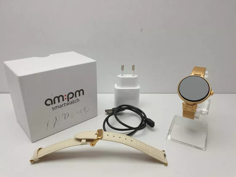 SMARTWATCH DAMSKI AM:PM PS216-L772 ZŁOTY KOMPLET