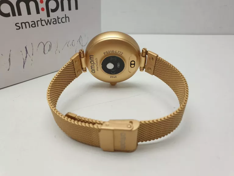 SMARTWATCH DAMSKI AM:PM PS216-L772 ZŁOTY KOMPLET
