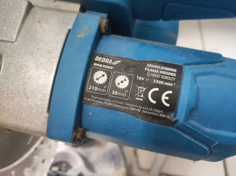 AKUMULATOROWA PIŁA UKOSOWA DEDRA DED7065