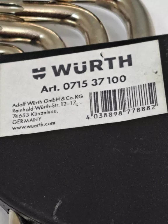 ZESTAW KLUCZY IMBULS WURTH ART 0715 37 100