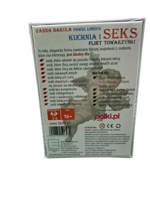 FLIRT TOWARZYSKI KUCHNIA I SEKS GRA KARCIANA