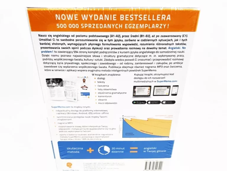 ANGIELSKI NO PROBLEM! KOMPLEKSOWY KURS A1-A2/B1-B2/C1