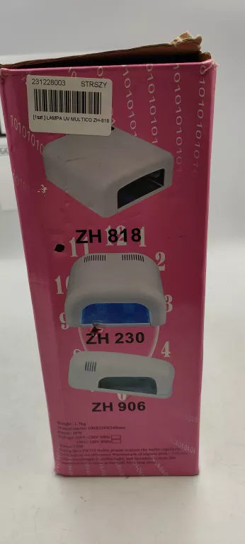 LAMPA UV MULTICO ZH-818