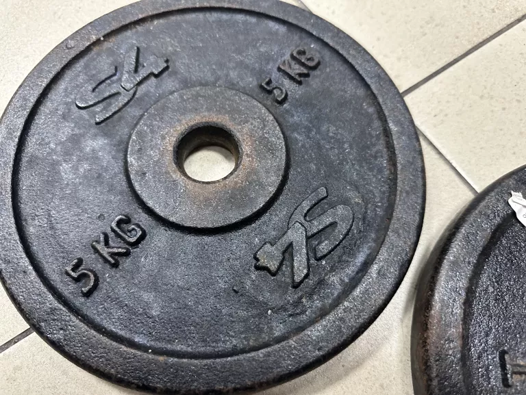 OBCIĄŻENIE ŻELIWNE DO SZTANGI 2X5KG