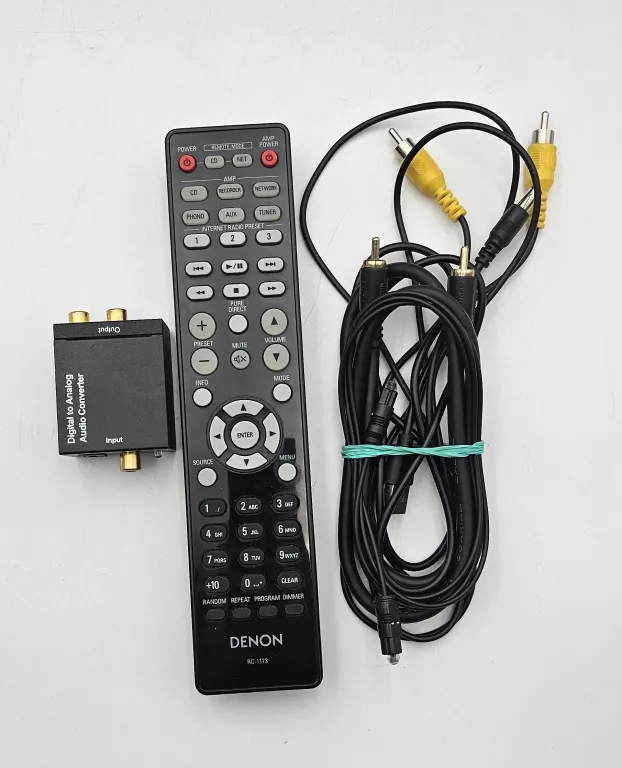 ODTWARZACZ DENON DCD-520AE CZARNY + PILOT