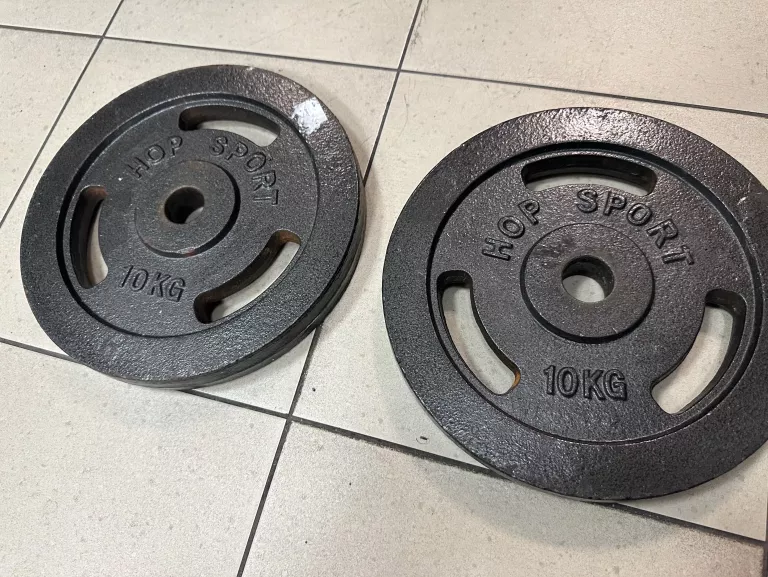 OBCIĄŻENIE ŻELIWNE DO SZTANGI 2X10KG