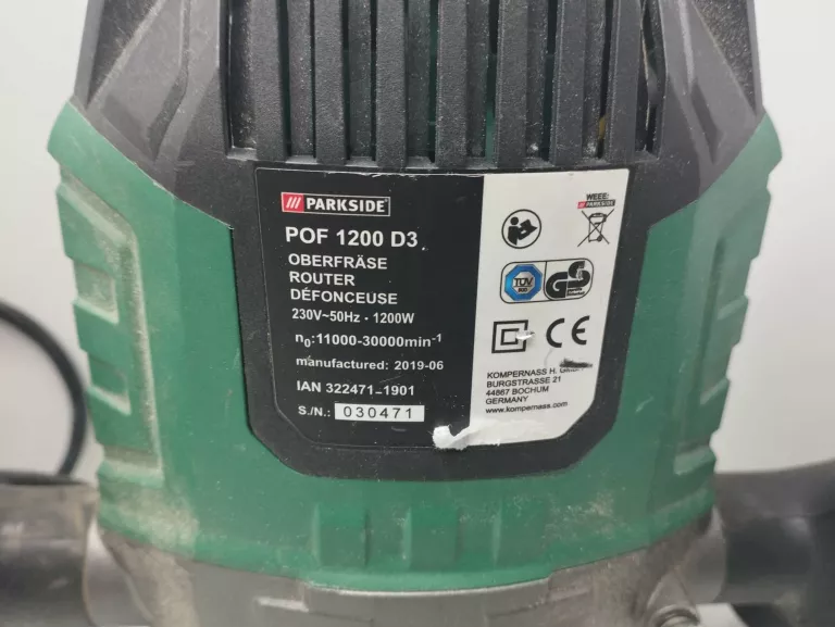 FREZARKA PARKSIDE POF 1200 D3