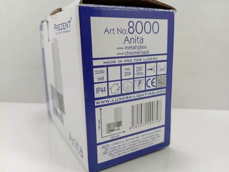 PREZENT ANITA 8000 KINKIET 1X40W/G9