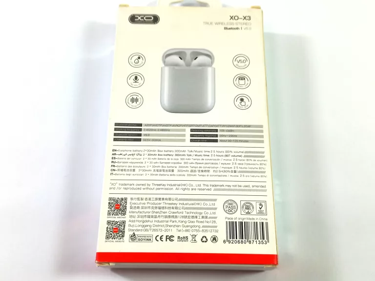 SŁUCHAWKI BEZPRZEWODOWE TWS (TRUE WIRELESS STEREO)