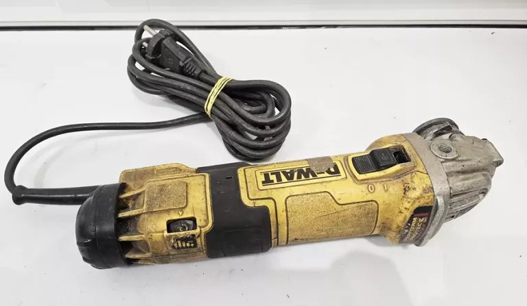 SZLFIERKA KĄTOWA DEWALT DWE4257 USZKODZONA