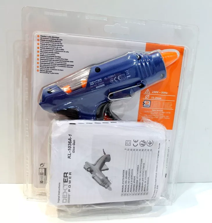 PISTOLET DO KLEJENIA NA GORĄCO DEXTER 200W 11,2MM