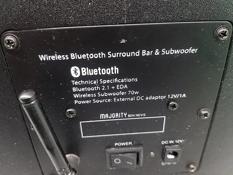 SOUNDBAR MAJORITY BEN NEVIS II+SUBWOOFER