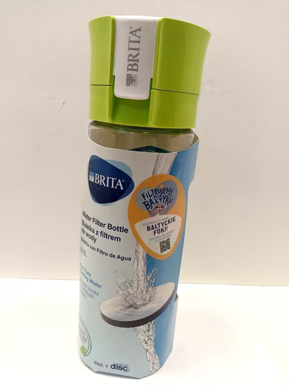 BUTELKA FILTRUJĄCA BRITA FILL&GO 600ML LIMONKA