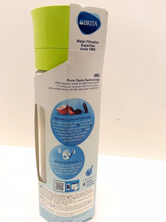 BUTELKA FILTRUJĄCA BRITA FILL&GO 600ML LIMONKA