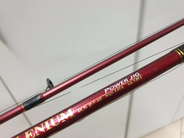 WĘDKA DRAGON MILLENIUM POWER JIG 2,4M + KOŁOWROTEK FISHMAKER FD930I