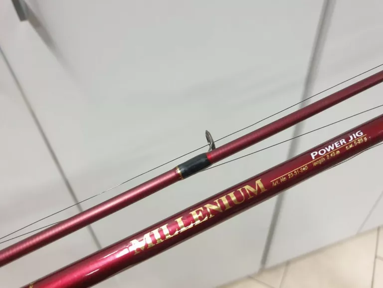 WĘDKA DRAGON MILLENIUM POWER JIG 2,4M + KOŁOWROTEK FISHMAKER FD930I