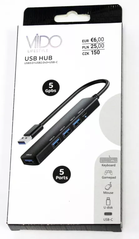 usb-hub-viido-adapter-szybkiego-ladowania-pd-typu-c-usb-30-traugutta-85-wroclaw