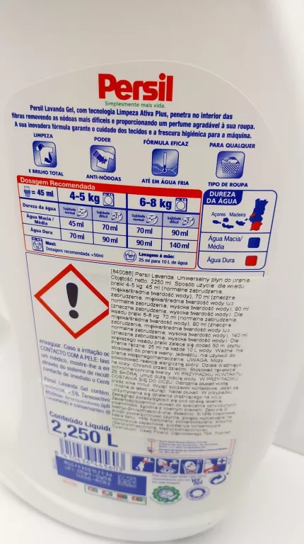 PERSIL ŻEL DO PRANIA LAWENDOWY 2,250L 50 PRAŃ