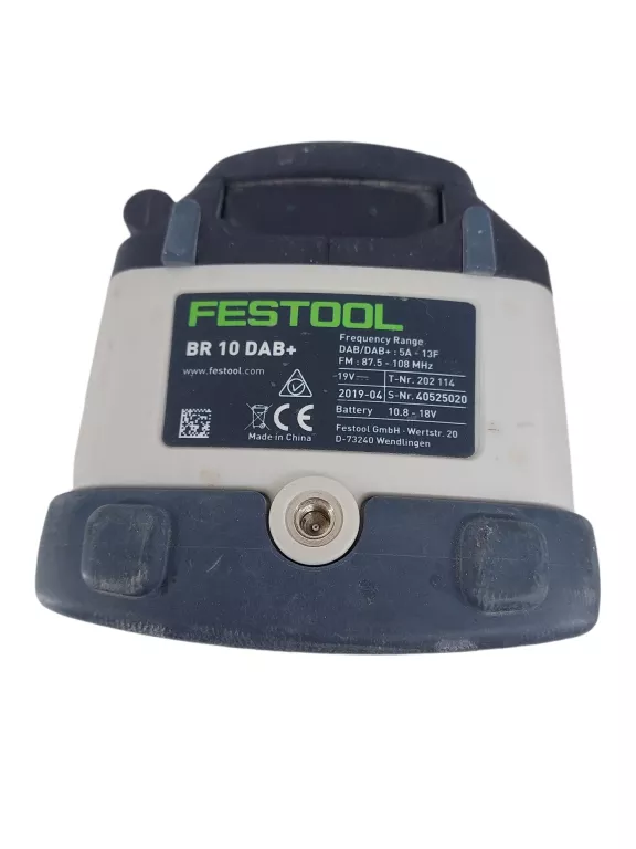 RADIO CYFROWE FESTOOL SYSROCK BR 10 DAB W POKROWCU