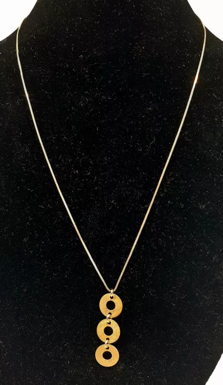 ZŁOTY ŁAŃCUSZEK ŁAŃCUSZEK  PR.375  1,98 GRAM 40 CM