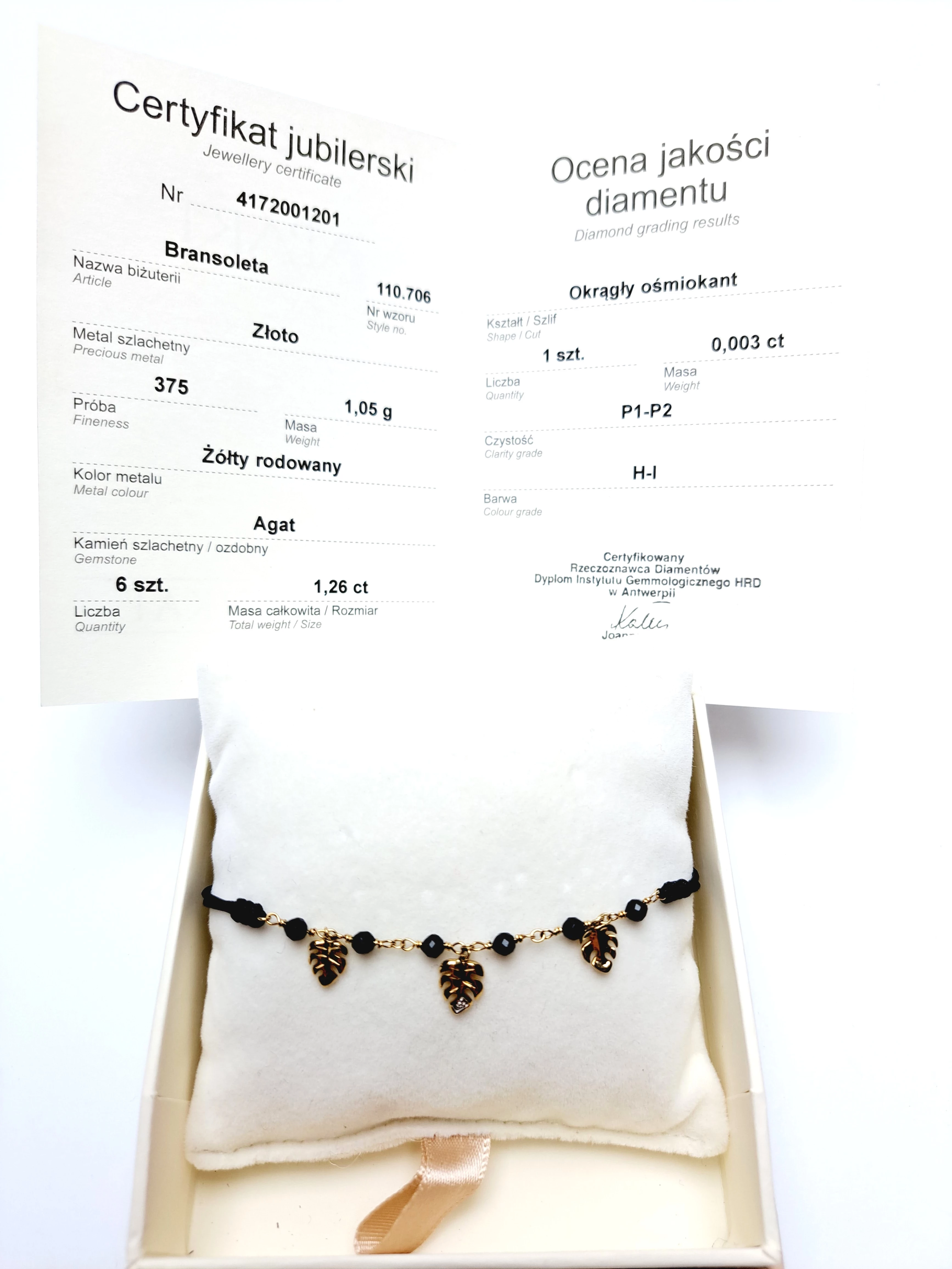 bransoletka-apart-zlota-na-rzemyku-z-diamencikiem-zloto-375-certyfikat-motyw-listek
