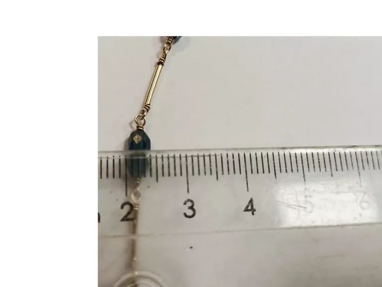 ŚLICZNY ZŁOTY ŁAŃCUSZEK 48CM 6,18G PR585 14K