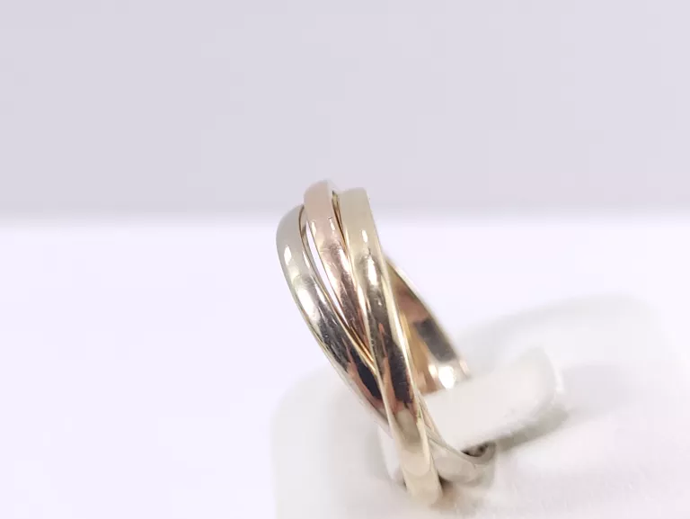 zlota-obraczka-tricolore-52g-585-stan-uzywany