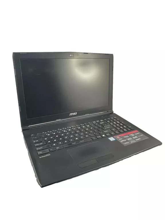LAPTOP MSI GL62 6QD 15,6 " INTEL CORE I5 8 GB 512GB
