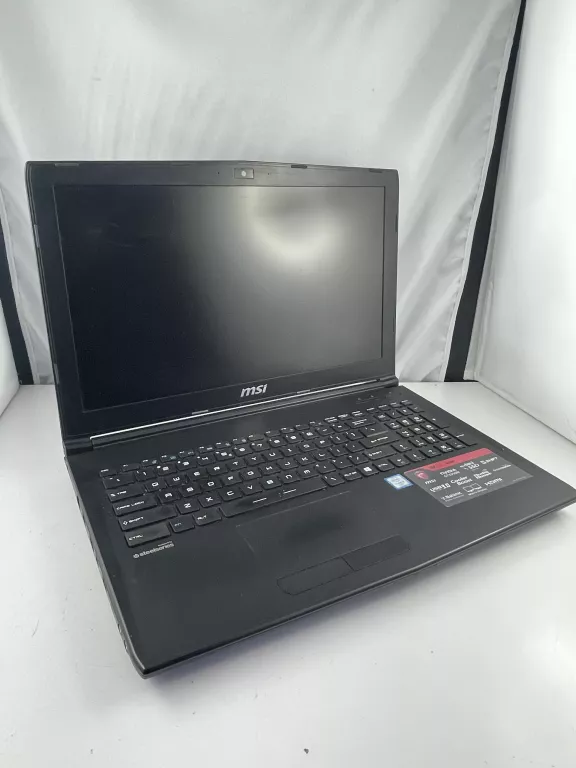 LAPTOP MSI GL62 6QD 15,6 " INTEL CORE I5 8 GB 512GB
