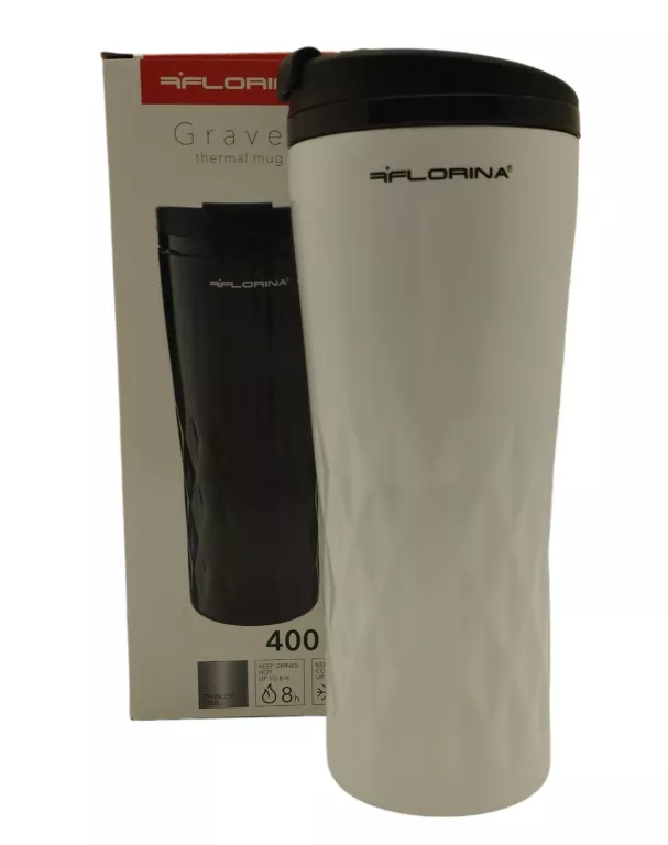 KUBEK TERMICZNY TERMOS FLORINA GRAVES 400ML