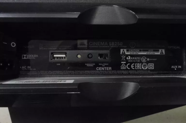 SOUNDBAR JBL CINEMA SB 250 2.1 CZARNY 240 W 2.1