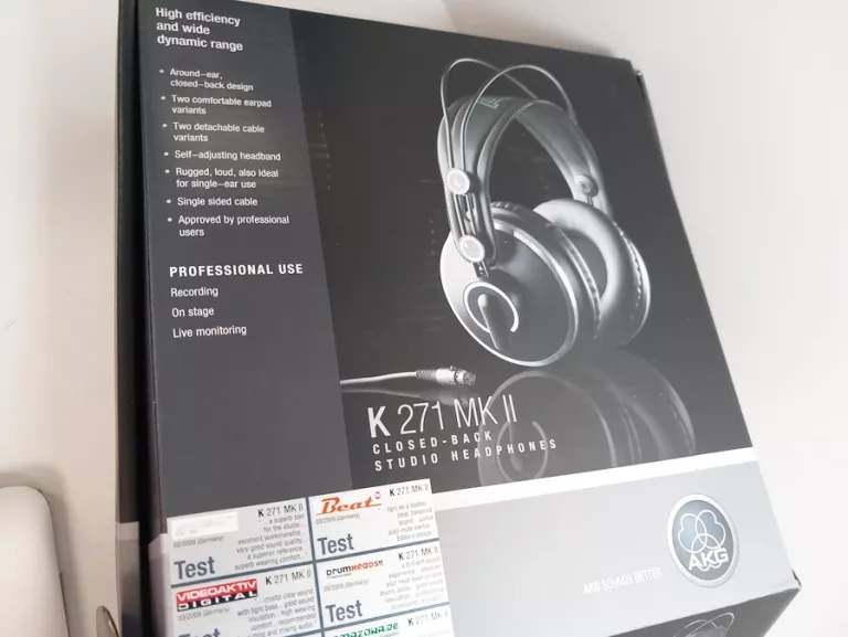 SŁUCHAWKI AKG K271 MKII K 271 PROFESJONALNE