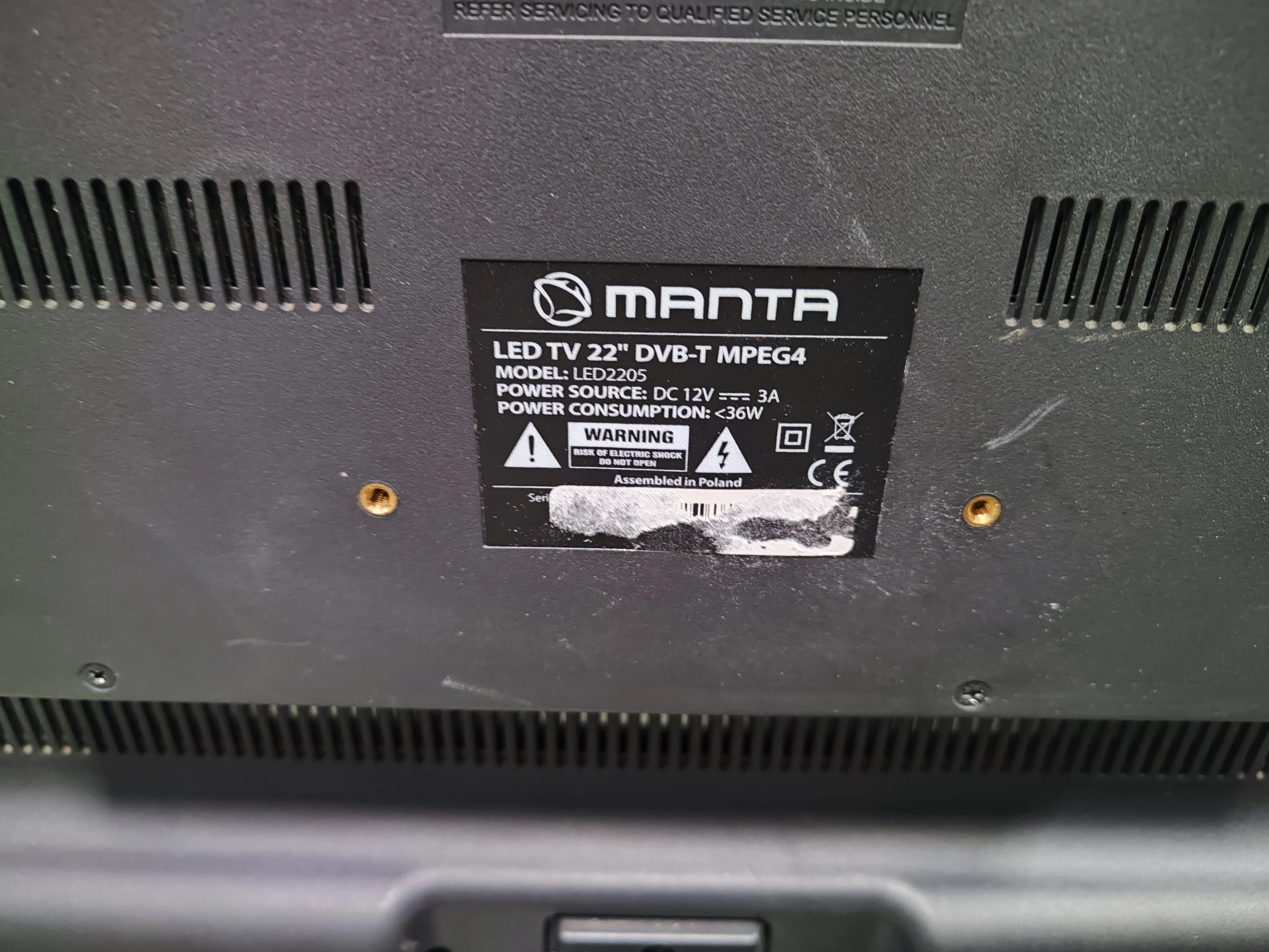 telewizor-manta-led2205-bez-pilota-stan-uzywany