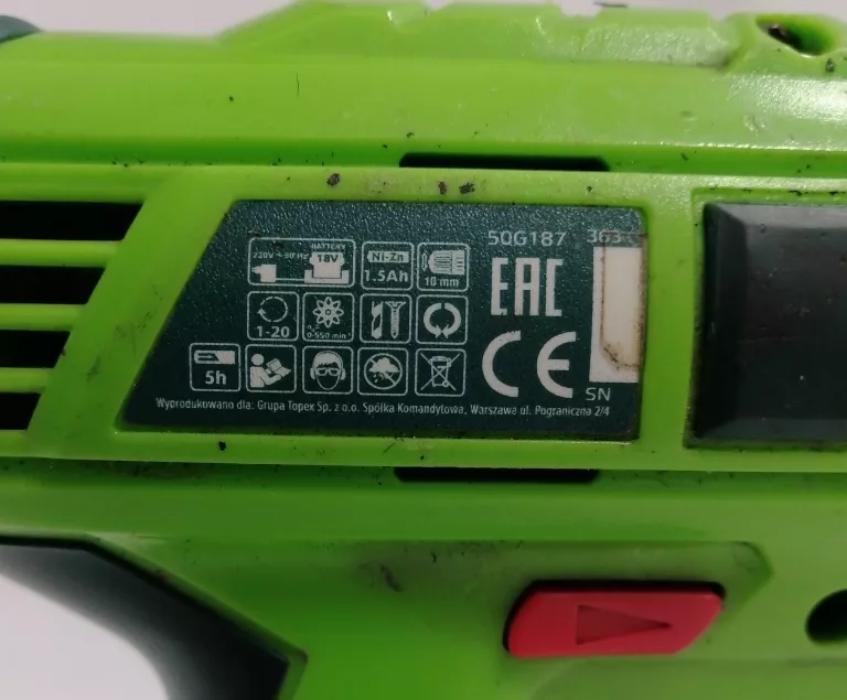 WKRĘTARKA VERTO 50G187 ZESTAW