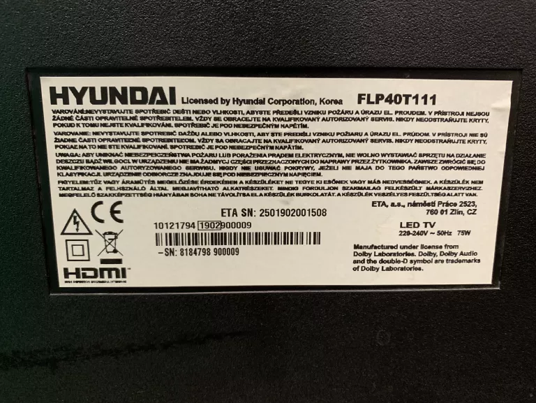 TELEWIZOR HYUNDAI FLP40T111 FULL HD POLECAM!