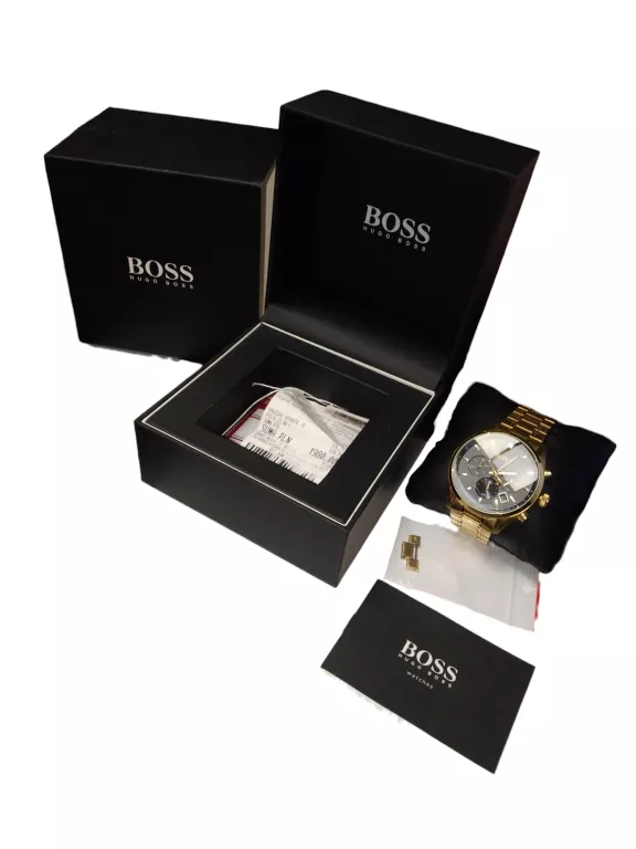 ZEGAREK MĘSKI HUGO BOSS 1513848 ZŁOTY