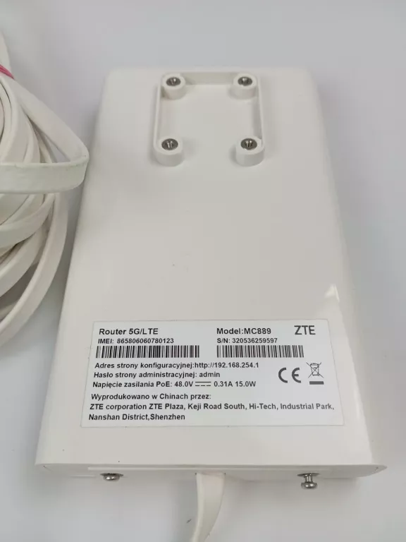 ROUTER ZTE MC889 ODU 5G + T3000 802.11AX (WI-FI 6)