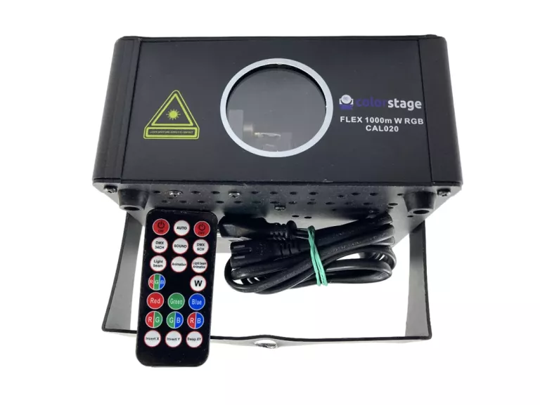 ESTRADOWY LASER ANIMACYJNY COLORSTAGE FLEX 1000MW RGB REMOTE CAL020