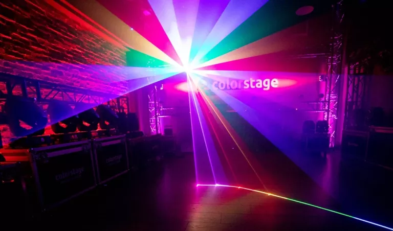ESTRADOWY LASER ANIMACYJNY COLORSTAGE FLEX 1000MW RGB REMOTE CAL020