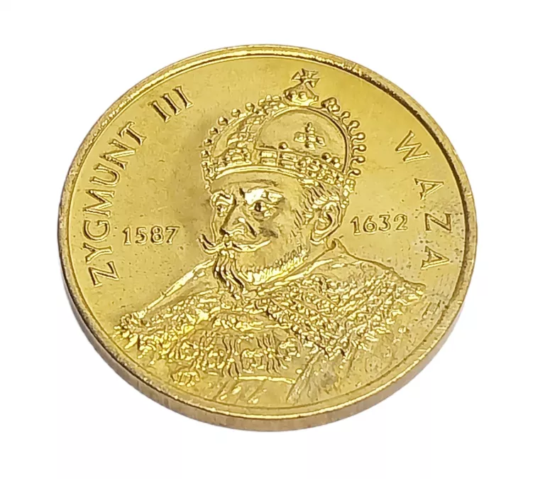 MONETA 2 ZŁ ZYGMUNT III WAZA - 1998 ROK
