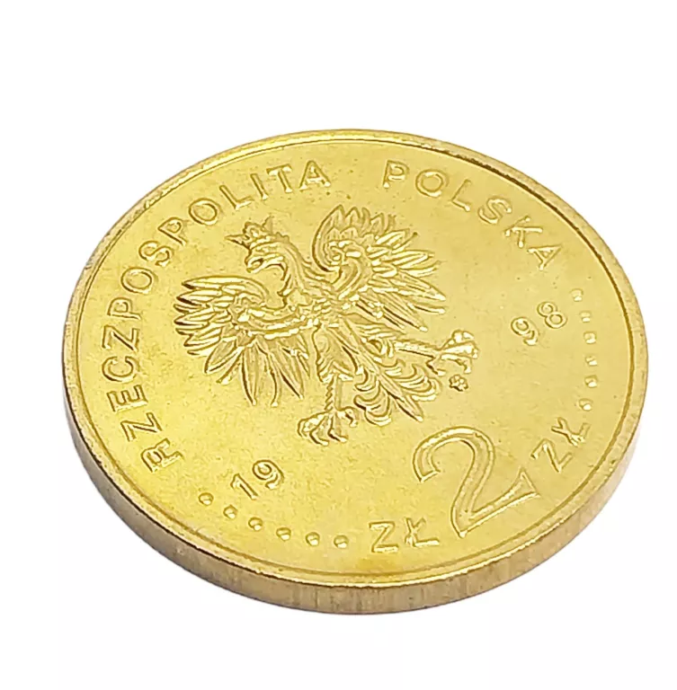 MONETA 2 ZŁ ZYGMUNT III WAZA - 1998 ROK