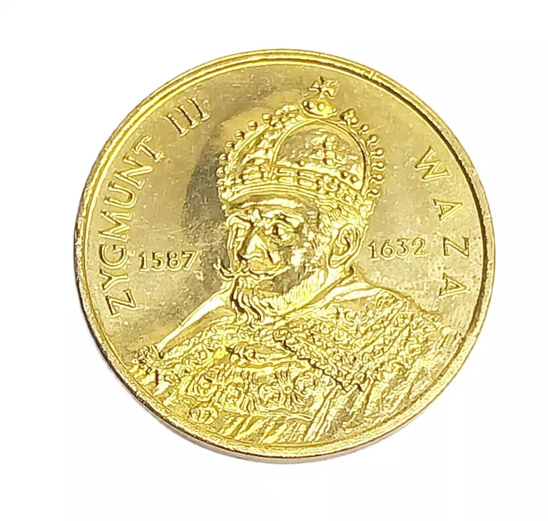 MONETA 2 ZŁ ZYGMUNT III WAZA - 1998 ROK