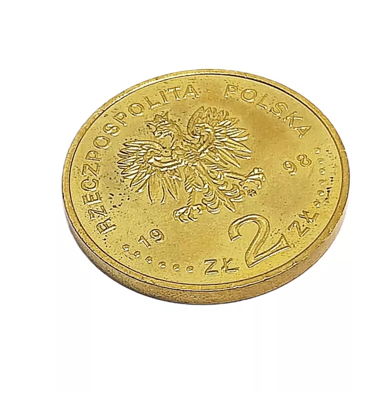 MONETA 2 ZŁ ZIMOWE IGRZYSKA OLIMPIJSKIE W NAGANO 1998 R.