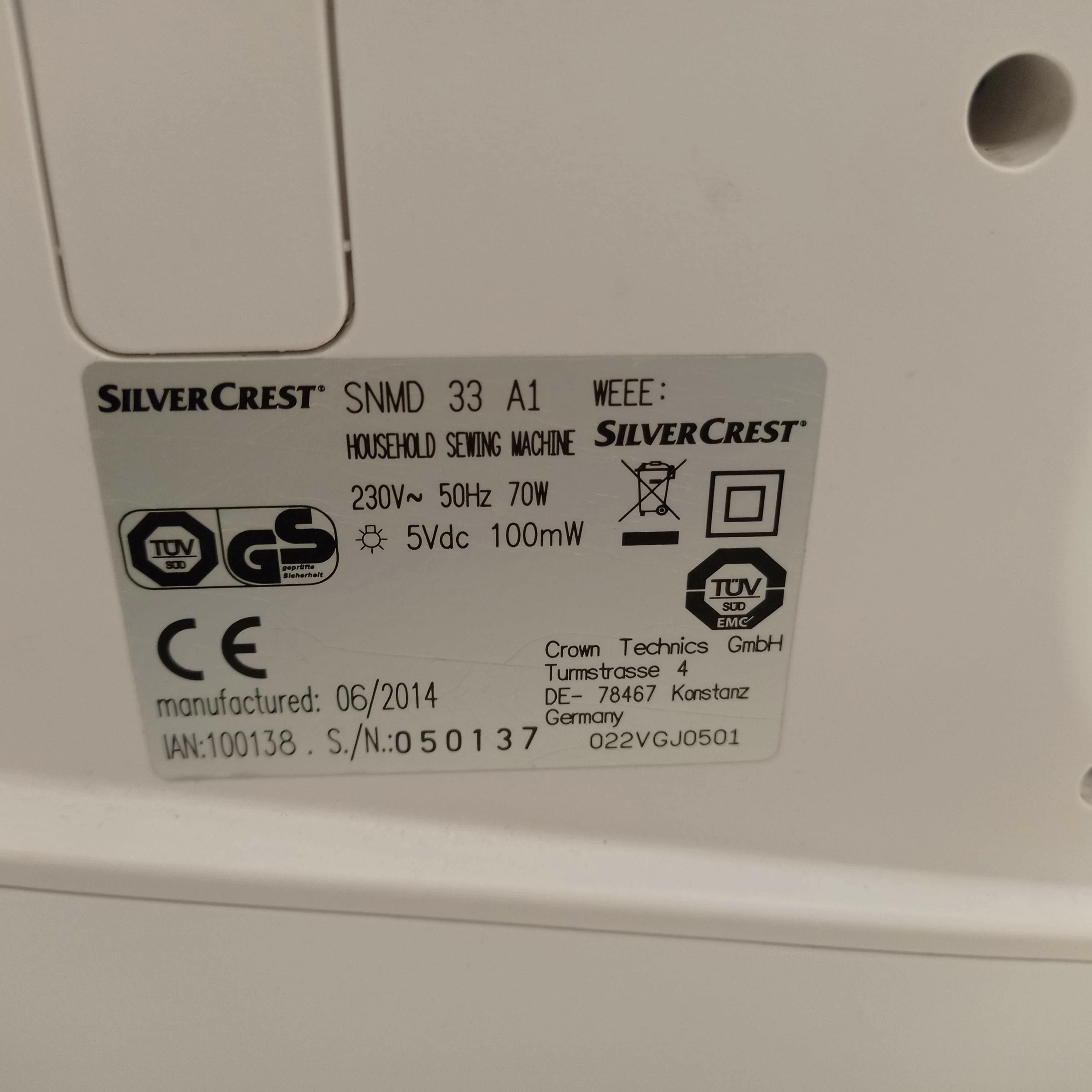 maszyna-do-szycia-silvercrest-snm-33-a1-marka-silvercrest