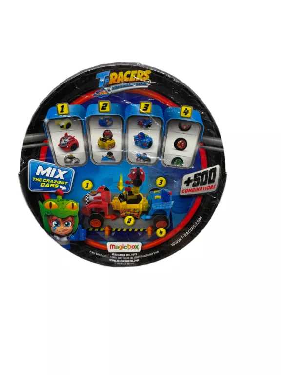 ZESTAW MAGIC BOX T-RACERS TURBO WHEEL SAMOCHÓD + KIEROWCA