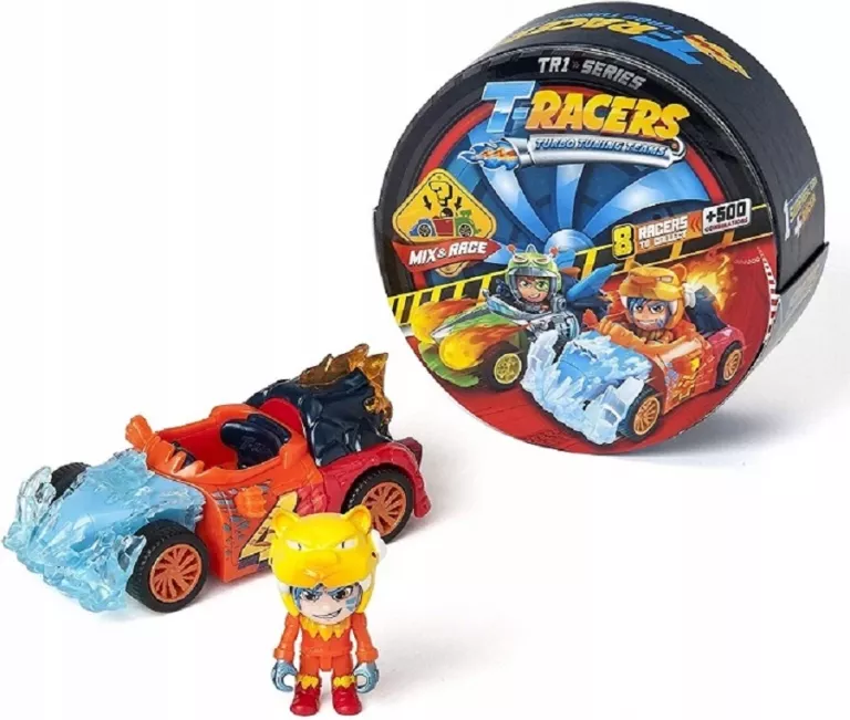 ZESTAW MAGIC BOX T-RACERS TURBO WHEEL SAMOCHÓD + KIEROWCA